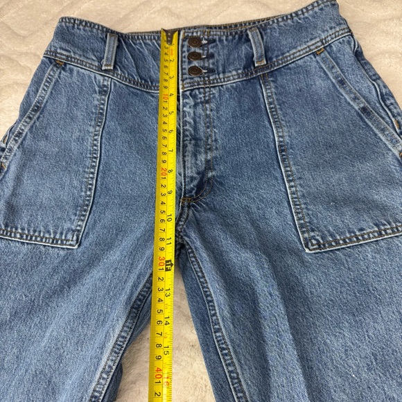 Abercrombie & fitch vintage High-Waisted mom Blue Denim Jeans womens 6 ,28 - Picture 16 of 16